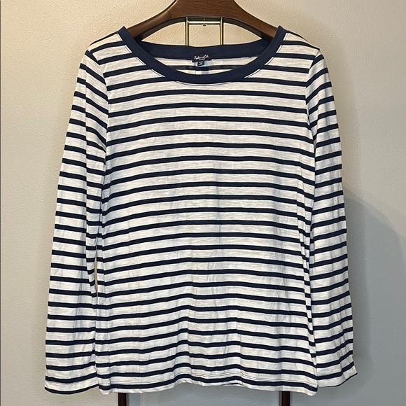Splendid Tops - Splendid Navy and White Striped Tee